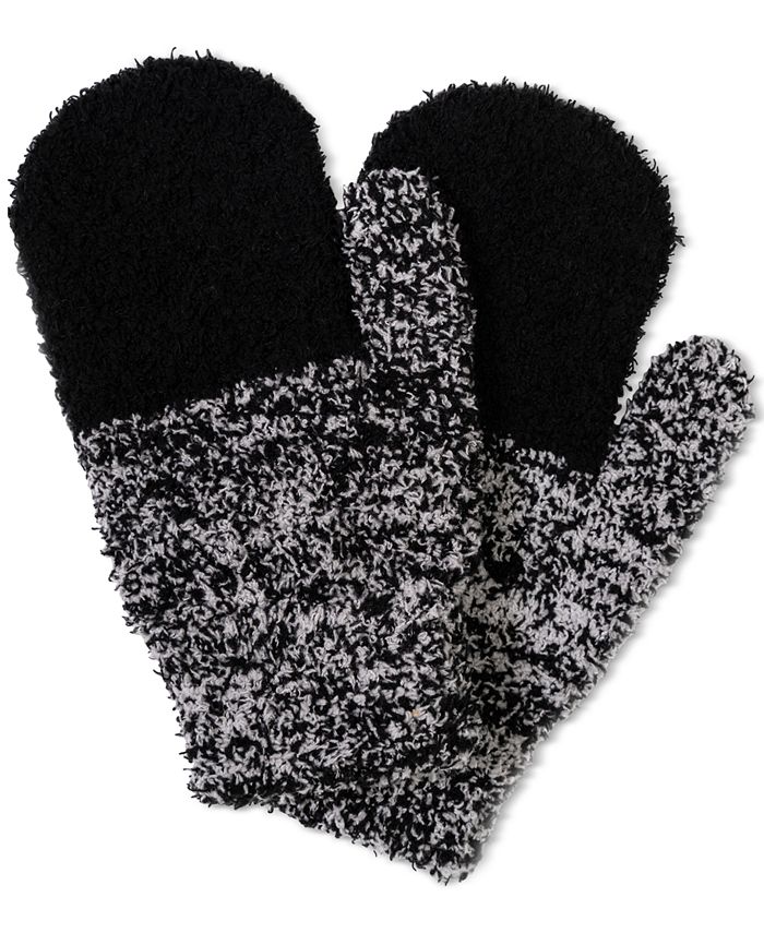 Jenni Women's Color Block Faux Shearling Mittens, Created for Macy's