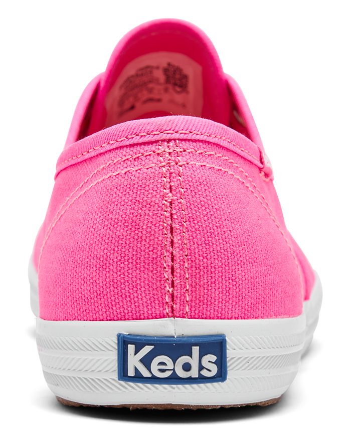 Keds Women's Champion Originals Neon Canvas Casual Sneakers from Finish