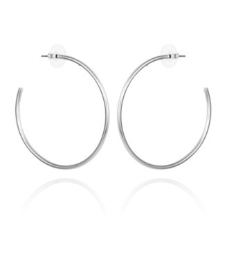 Vince Camuto Silver-Tone Large Open Hoop Earrings 4190₽