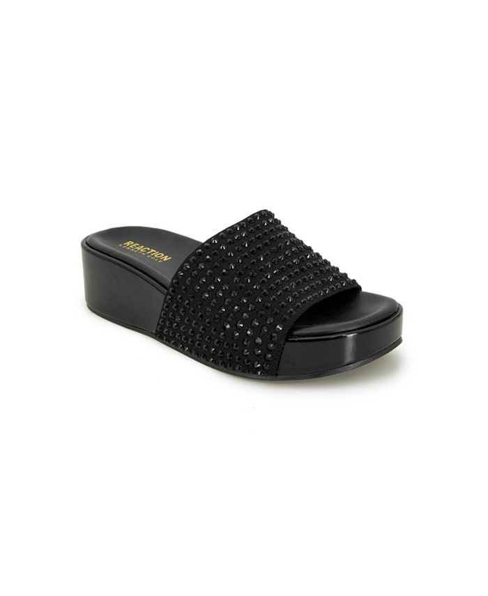 Kenneth Cole Reaction Women s Maila Jewel Slide Sandals Macy s