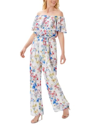 womens white jumpsuit macy's