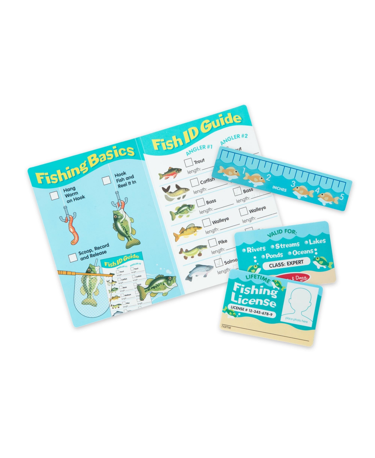 MELISSA & DOUG LETS EXPLORE FISHING PLAY SET 