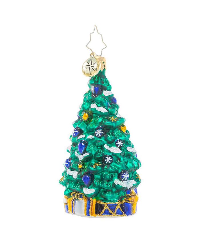 Christopher Radko Shimmering in Sapphire Gem Glass Ornaments Macy's