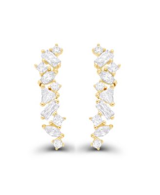 Crawler Earrings in 14K Gold Plated or Sterling Silver