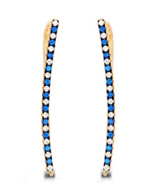 Fishhook Earrings in 14K Rose Gold Plated Sterling Silver