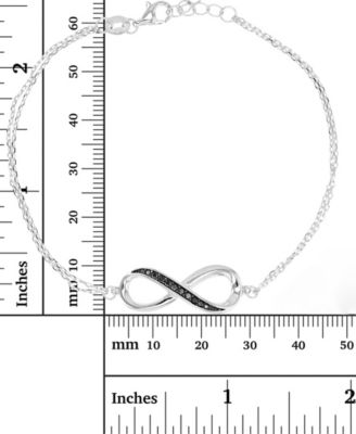 Infinity Anklet in Sterling Silver