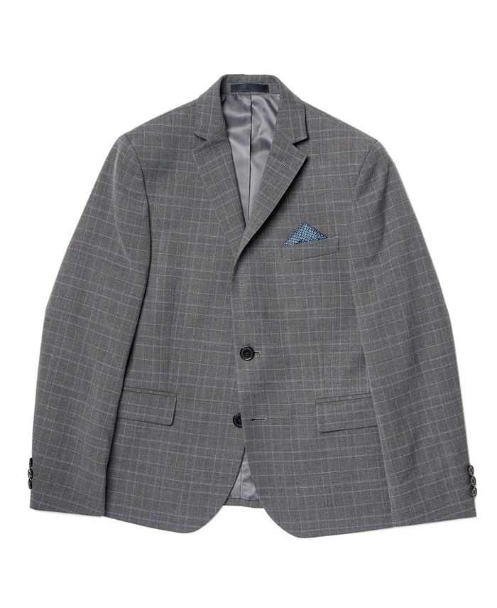 Lauren Ralph Lauren Big Boys Plaid Classic Suit Jacket - Macy's