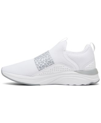 Puma Women's Softride Sophia Leopard Slip-On Casual Sneakers from Finish Line