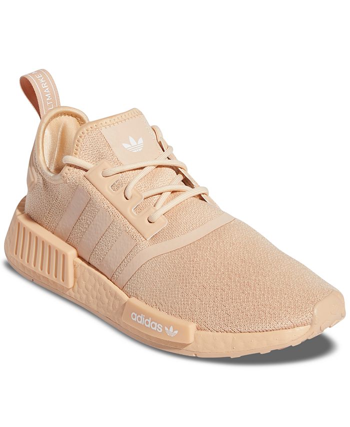 Adidas Originals Women's NMD_R1 Shoes, Size 7.5, White/Rose Gold