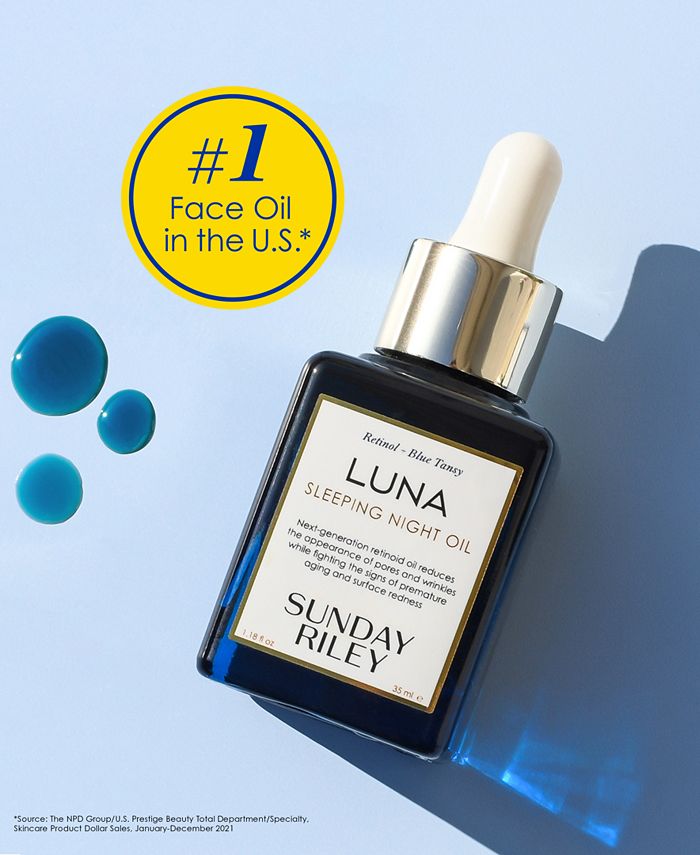 Sunday Riley Luna Sleeping Night Oil, 1.18oz. Macy