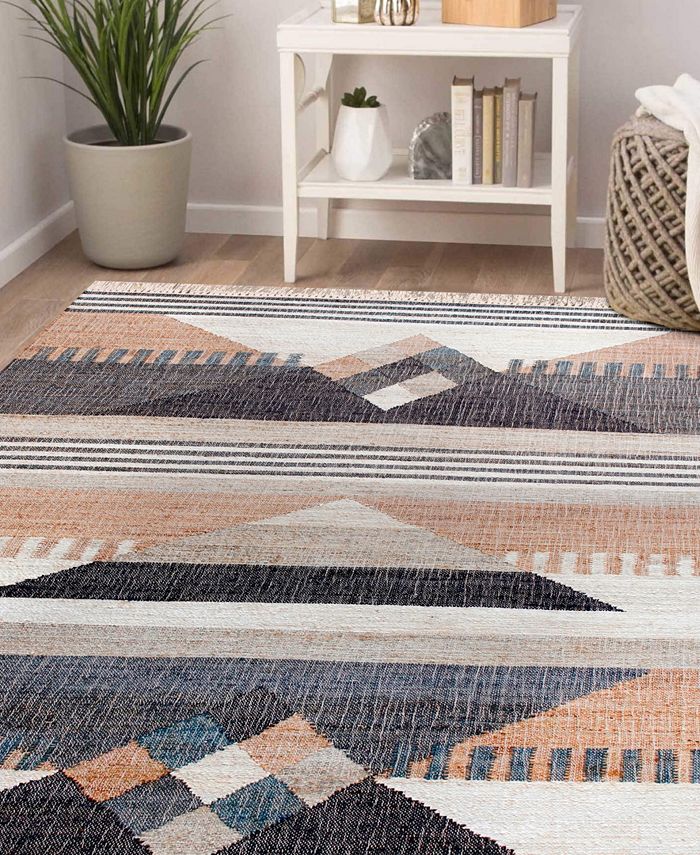 LR Home Nero NRO81984 4' x 6' Area Rug & Reviews - Rugs - Macy's