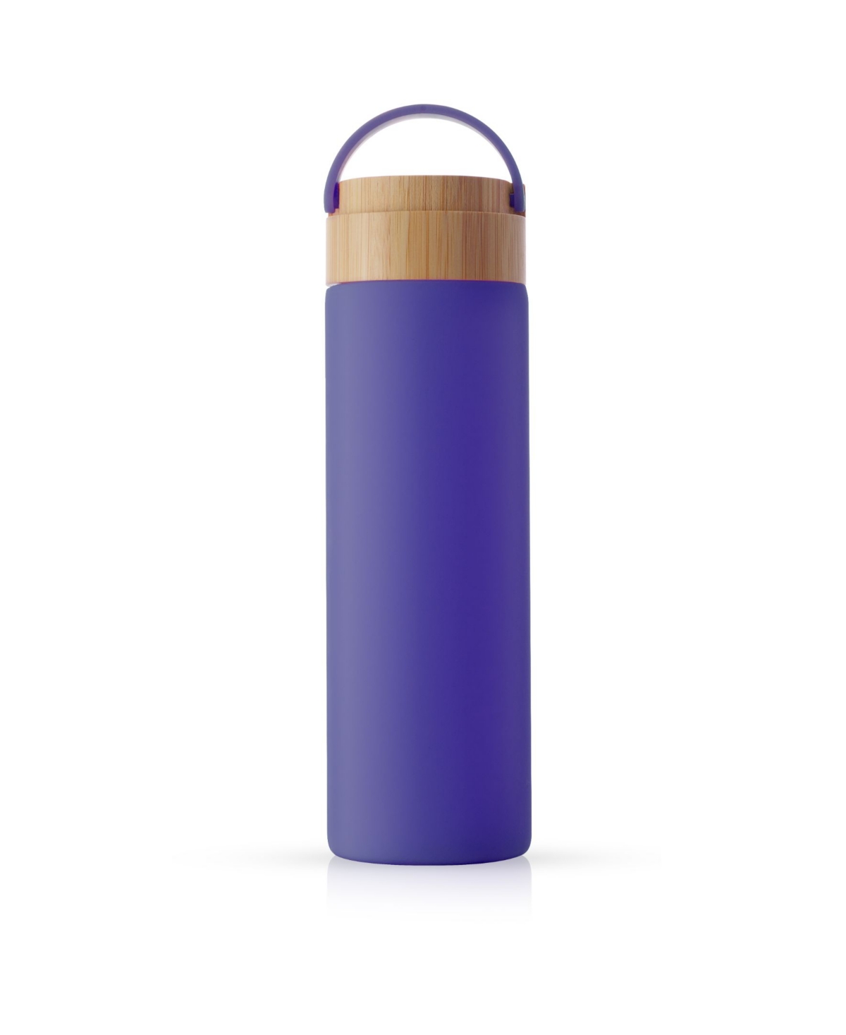 Joyjolt Glass Water Bottle In Purple