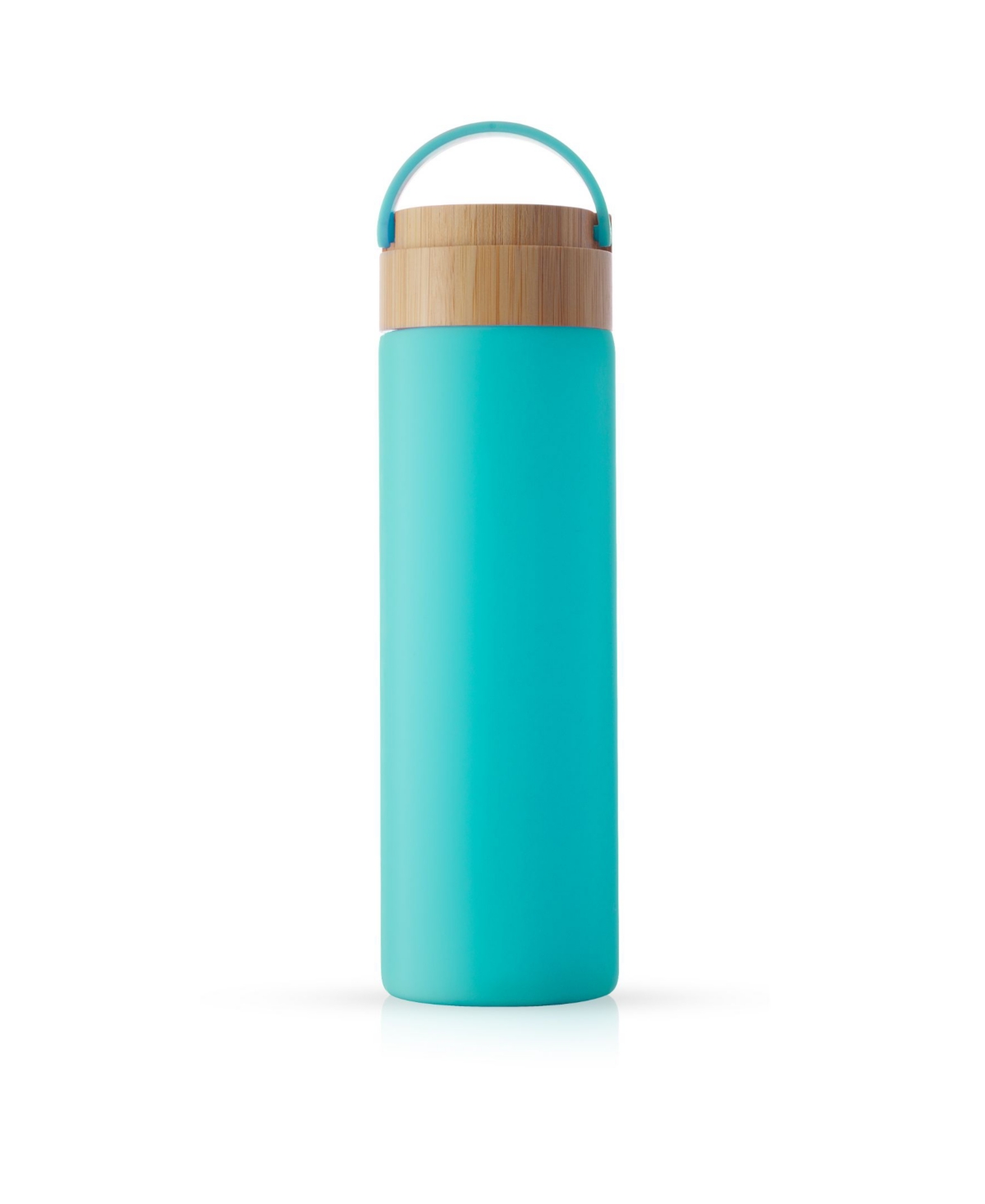 Joyjolt Glass Water Bottle In Turquoise