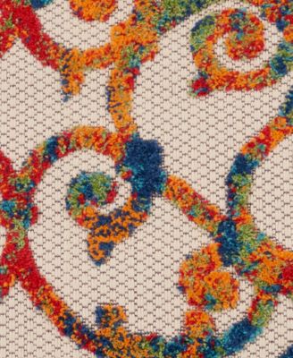 Aloha ALH21 4' x 4' Round Outdoor Area Rug