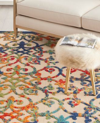 Aloha ALH21 7'10" x 10'6" Outdoor Area Rug