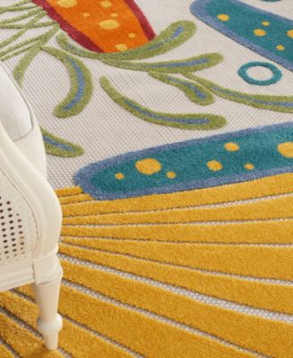 Aloha ALH24 7'10" x 10'6" Outdoor Area Rug