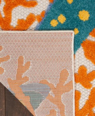 Aloha ALH24 7'10" x 10'6" Outdoor Area Rug