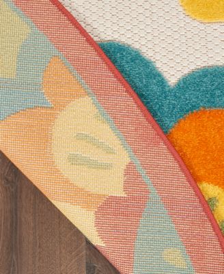 Aloha ALH25 4' x 4' Round Outdoor Area Rug