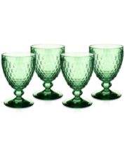 Green goblet glasses store