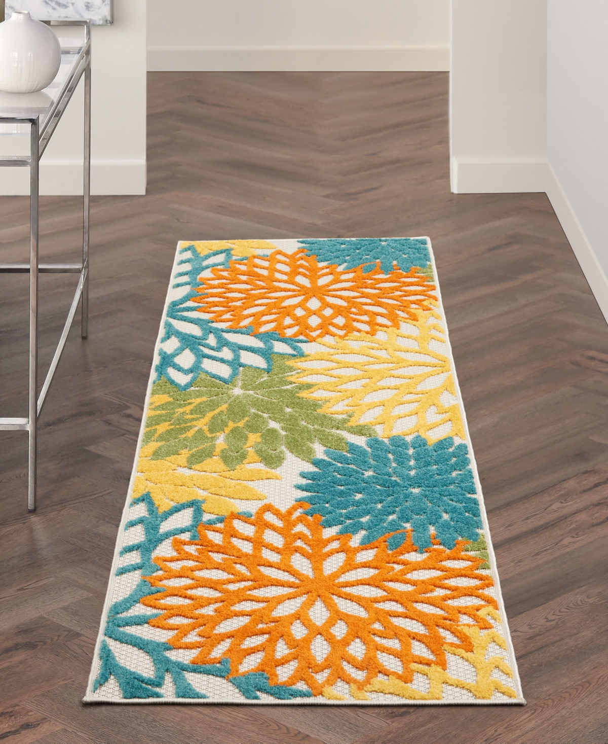 Nourison Home Aloha ALH05 2'3" x 8' Runner Rug