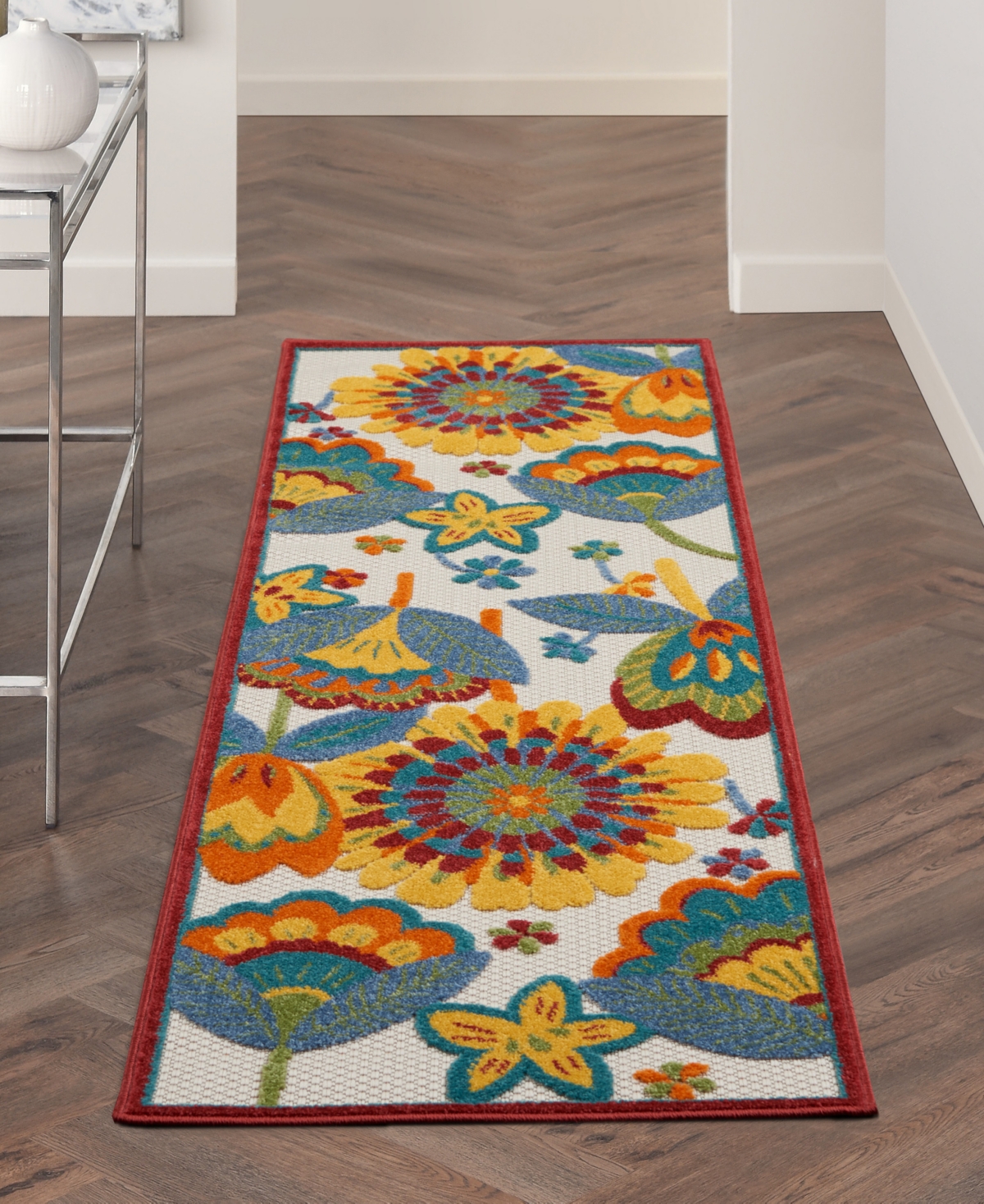 Nourison Home Aloha ALH25 2'3" x 8' Runner Rug