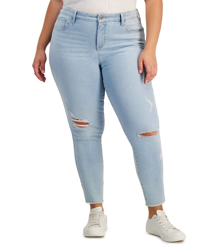 Style & Co Plus Size Mid-Rise Curvy Skinny Jeans, Created for Macy's &  Reviews - Jeans - Plus Sizes - Macy's