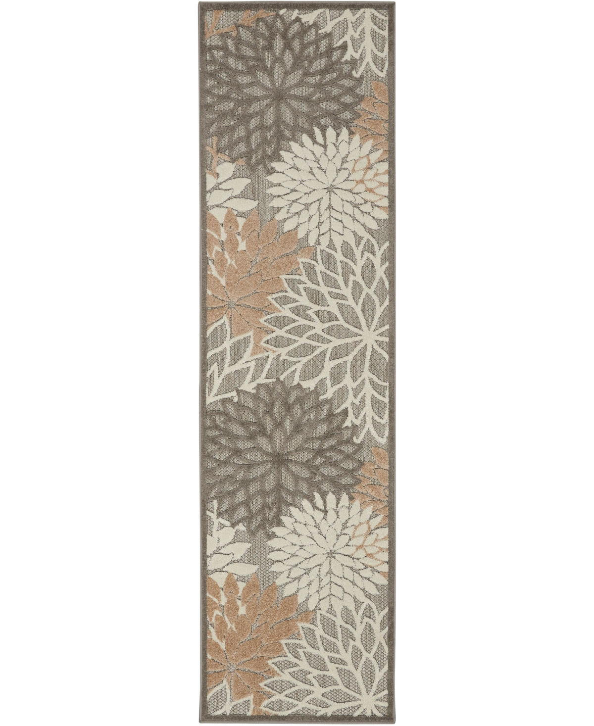 Nourison Aloha Alh05 2'3" X 8' Runner Rug In Beige