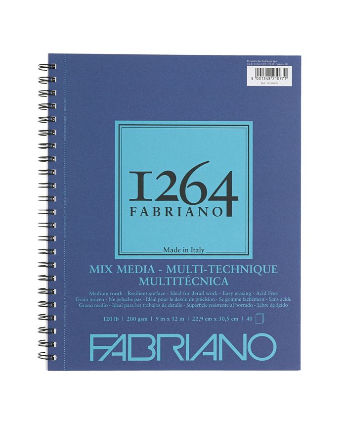 Fabriano 1264 Mixed Media Pad, 9" x 12" Macy's