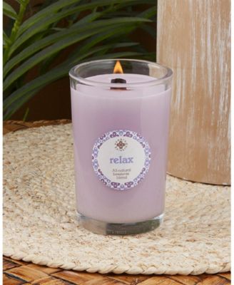 Seeking Balance Relax Geranium Lavender Spa Jar Candle, 8 oz