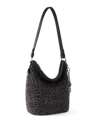 The Sak Sequoia Crochet Hobo Medium Handbag In Urban Static | ModeSens