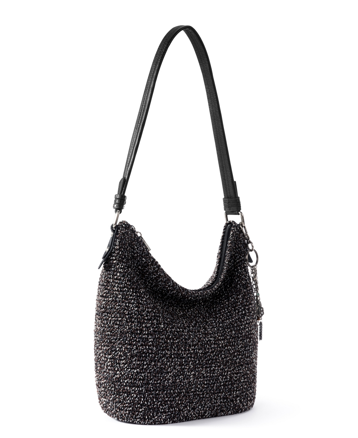 The Sak Sequoia Crochet Hobo Medium Handbag In Urban Static | ModeSens