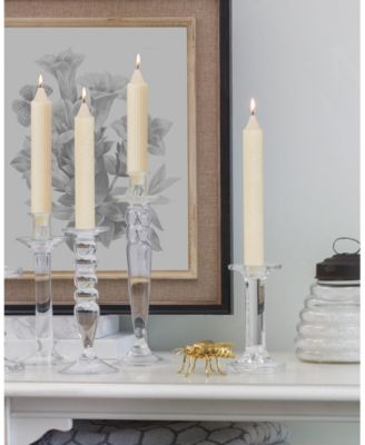 Timberline Collenette 9" Taper Candle Set, 4 Piece