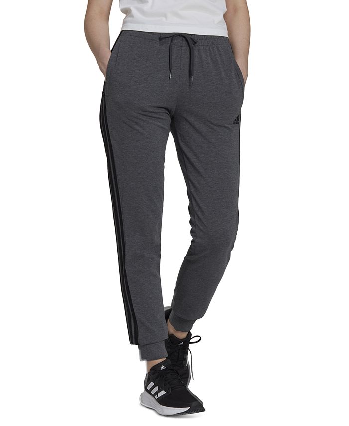 Women's adidas Essential 3-Stripe Single Jersey Pants