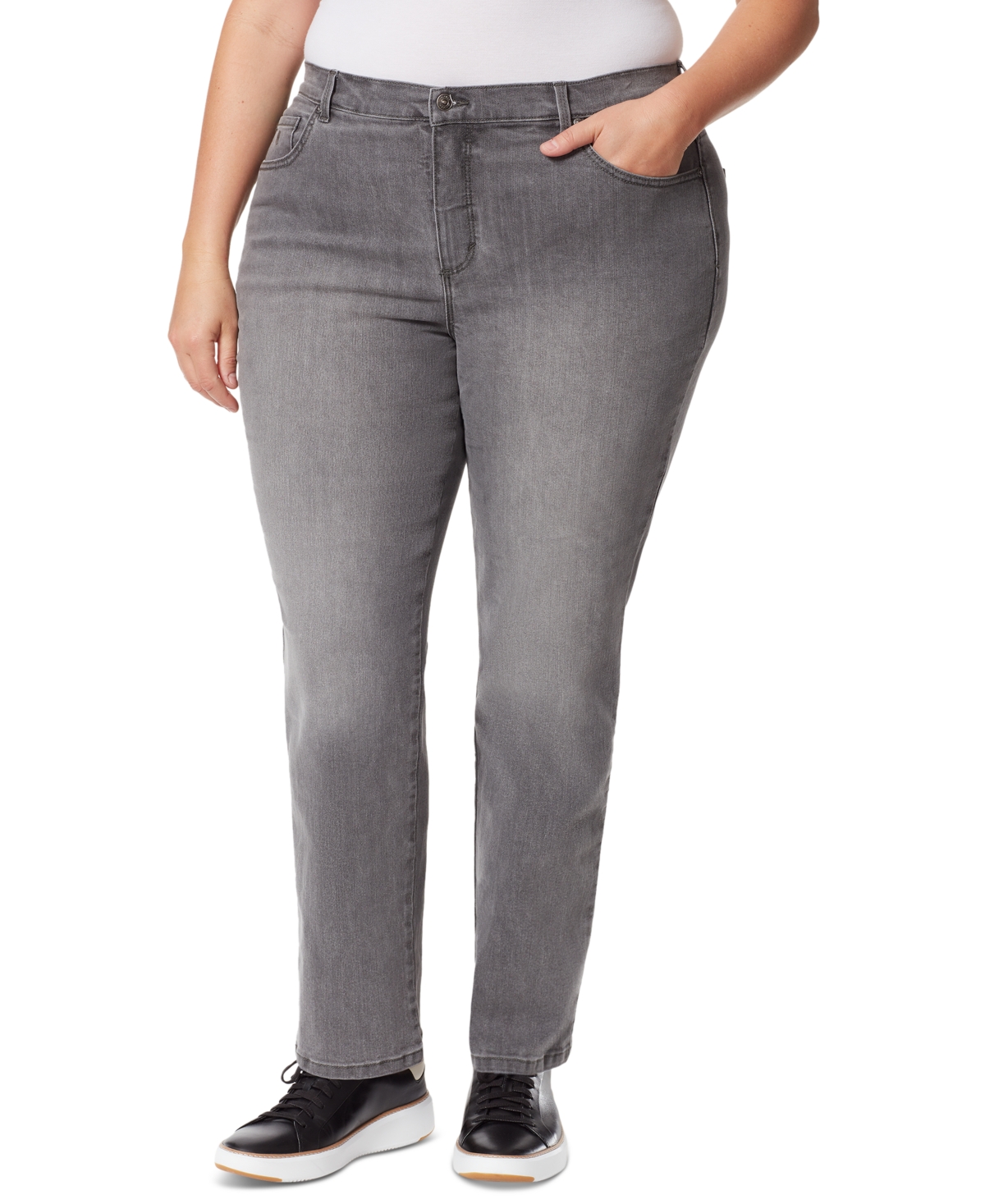 Gloria Vanderbilt Women s Plus Amanda Average Length Jean Smart Closet