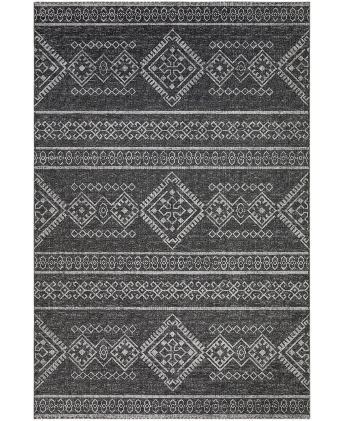 D Style Buttes BTS14 8' x 10' Area Rug - Midnight