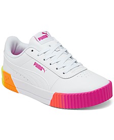 Big Girls Carina Fade Casual Sneakers from Finish Line