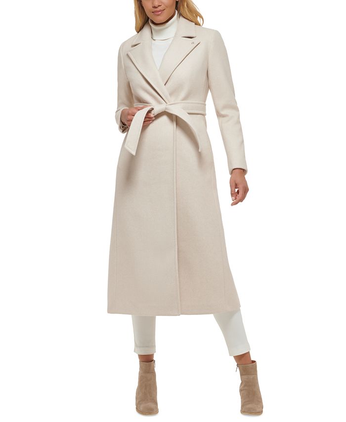 Women's Belted Wrap Coat