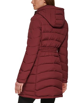 Calvin Klein Women's Hooded Packable Puffer Coat, Created for Macy's ...