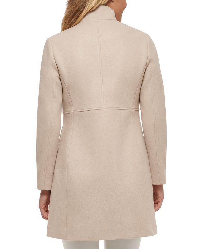 Calvin Klein Women's Walker Coat, Created for Macy's & Reviews - Coats ...