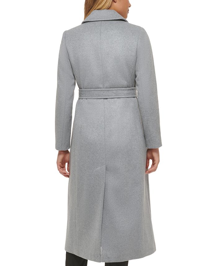 Calvin Klein Women's Petite Belted Wrap Coat & Reviews Coats & Jackets Petites Macy's