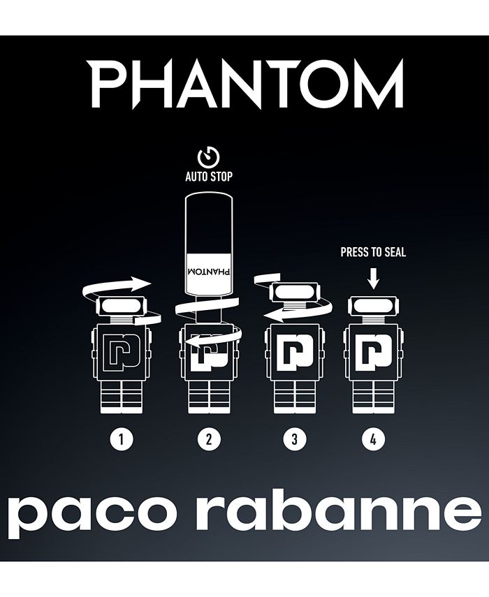 Paco Rabanne Men's Phantom Refillable Eau de Toilette Spray, 5.1-oz ...