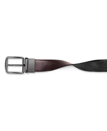 COACH Men's Reversible Leather Belt - Macy's