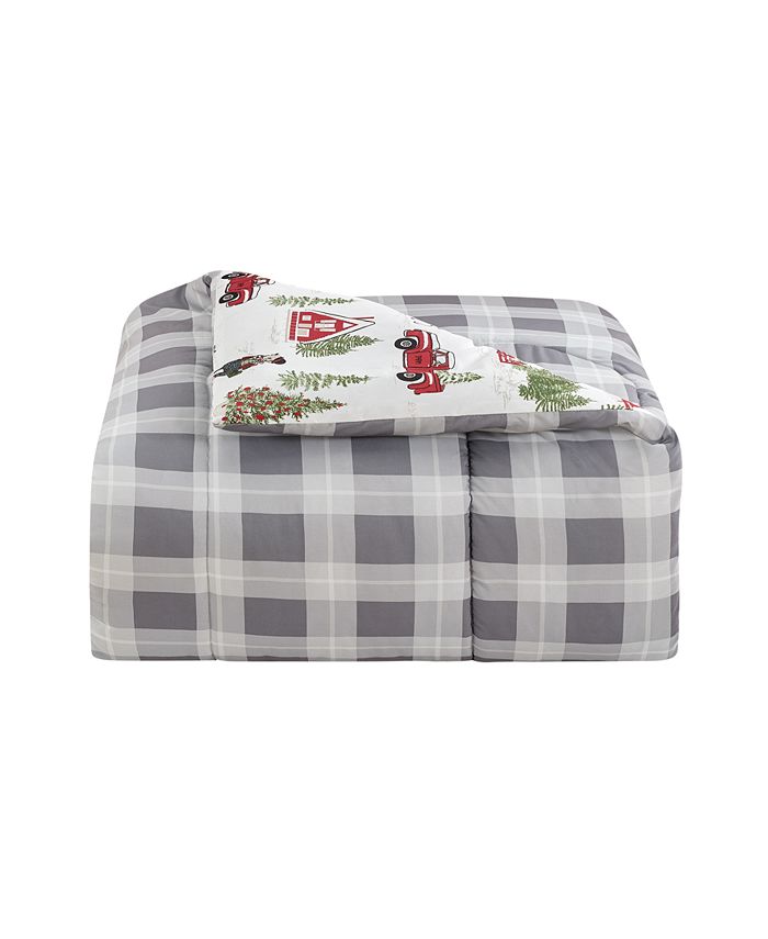 Sunham Holiday Town 3Pc Comforter Sets, Created For Macy's Macy's