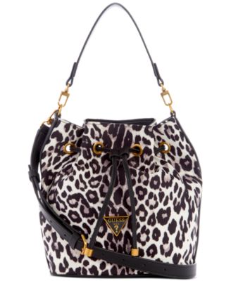 GUESS Mini Drawstring Bucket retailer purse