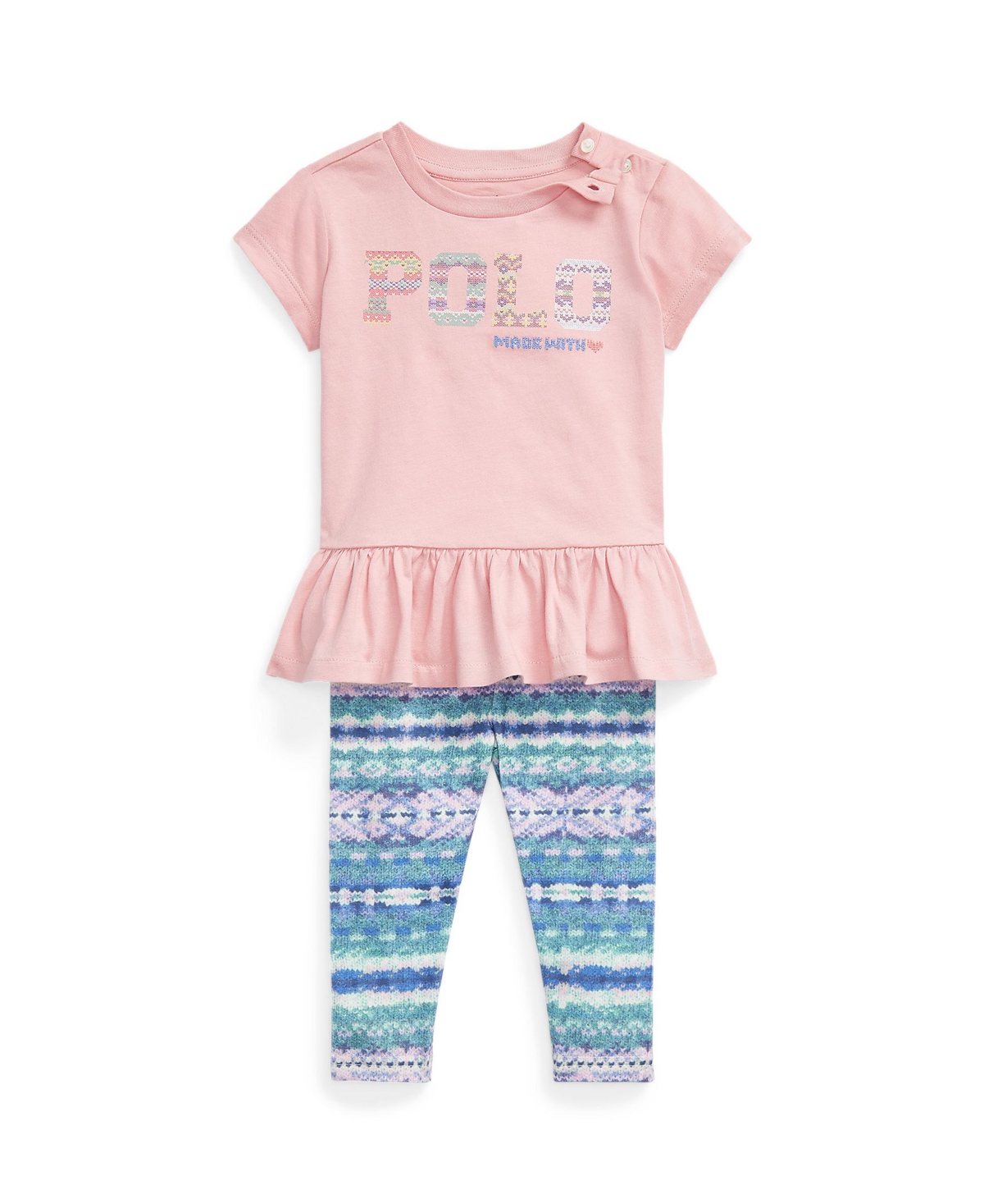 Polo Ralph Lauren Baby Girls Logo Top and Stretch Legging Set & Reviews -  Sets & Outfits - Kids - Macy's