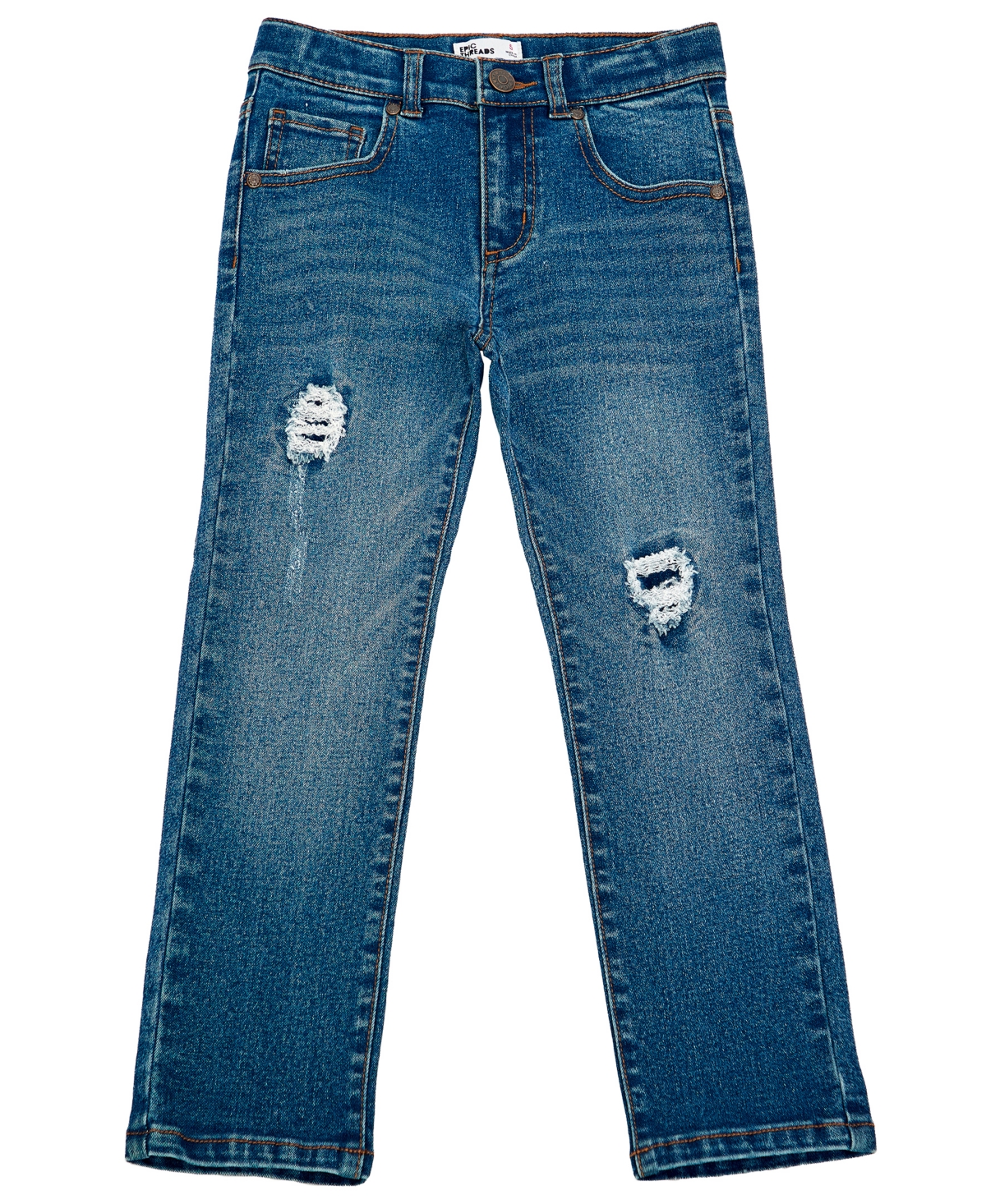Epic Threads Babies' Toddler Boys Denim Jeans, Created For Macy's In Memphis Wash
