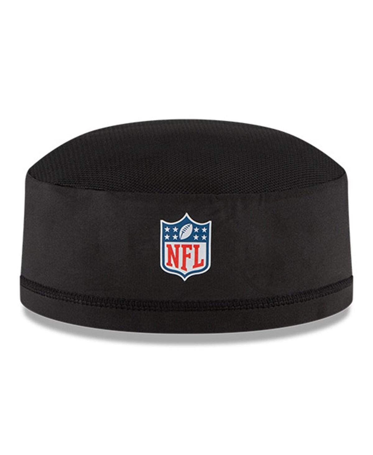 New Era Men's Black Pittsburgh Steelers Nfl Training Skully Cap In Black