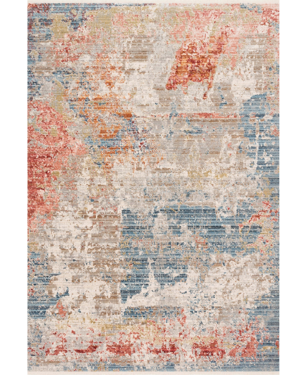 Loloi Claire Cla-07 3'7in x 5'1in Area Rug - Gray, Multi
