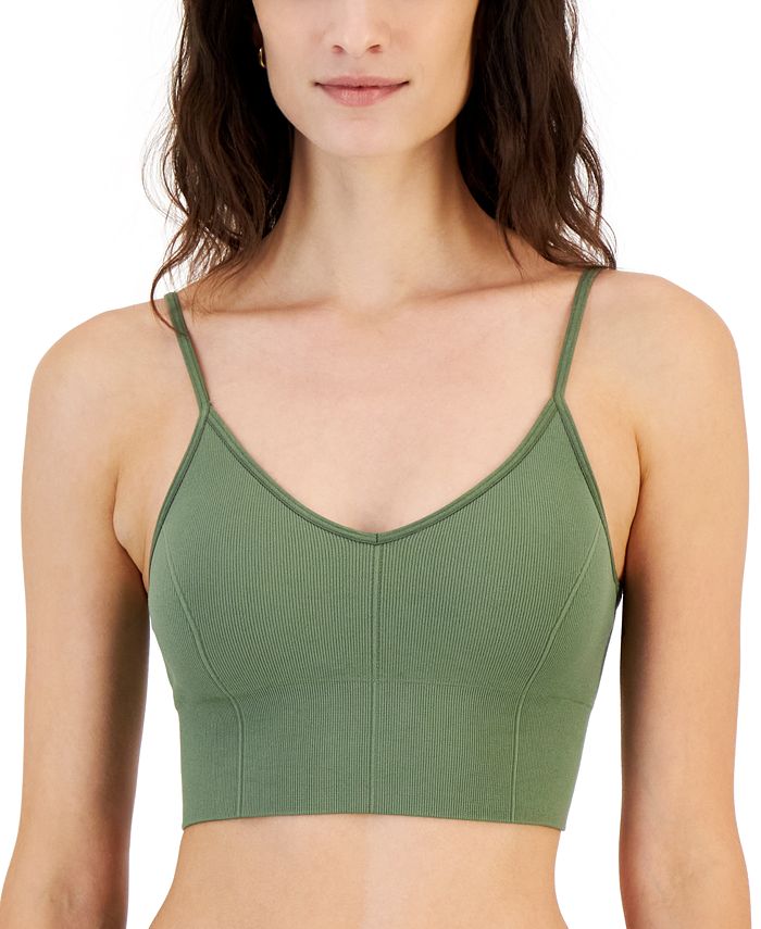 Jenni Seamless Ribbed Bralette, Created for Macy's - Macy's