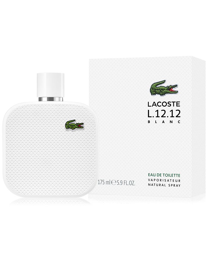 svar mål repræsentant Lacoste Men's L.12.12 Blanc Eau de Toilette Spray, 5.9 oz. - Macy's